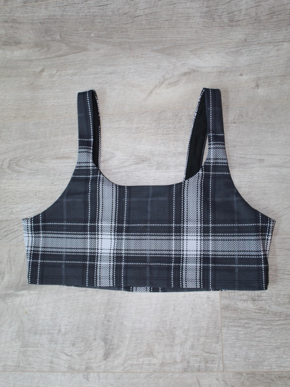 Alo Yoga Vapor Legacy Plaid Bra